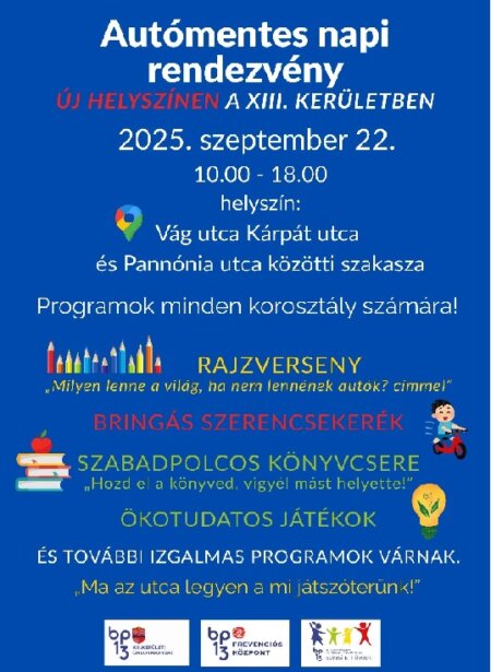 Meghívó autómentes napi rendezvényre