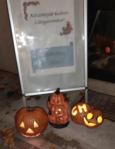 halloween tök díszek