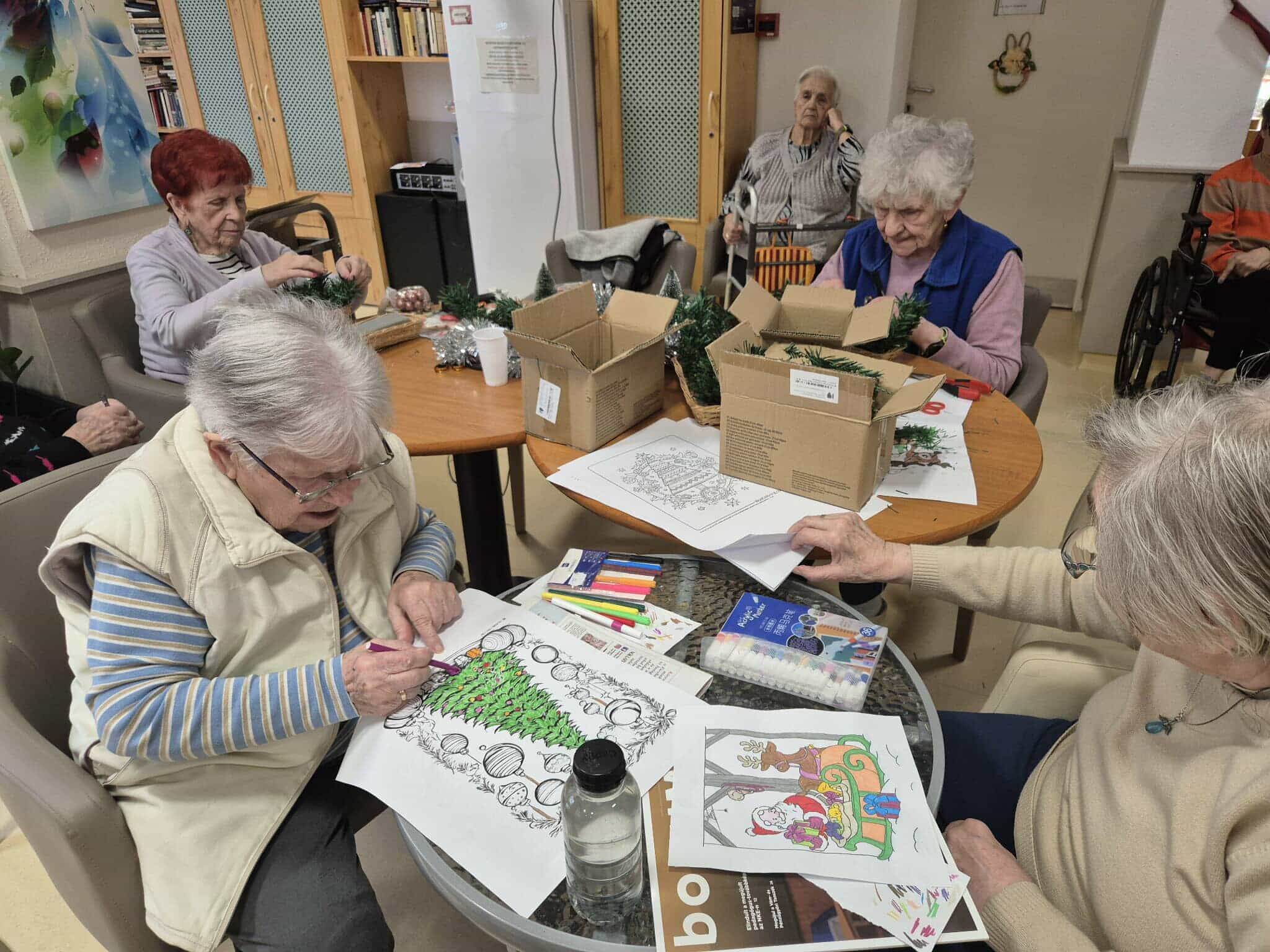 Lakók karácsonyi készülődése