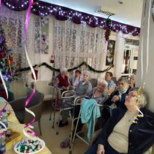 Szilveszteri hangulat a Gondozóházban